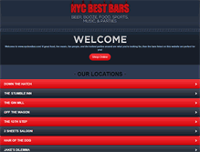 Tablet Screenshot of nycbestbar.com